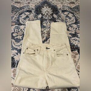 Rag & Bone Off-White Denim Pants